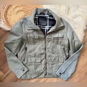 PROJEK RAW Olive Green Military Style Utility Jacket Men's Size Medium